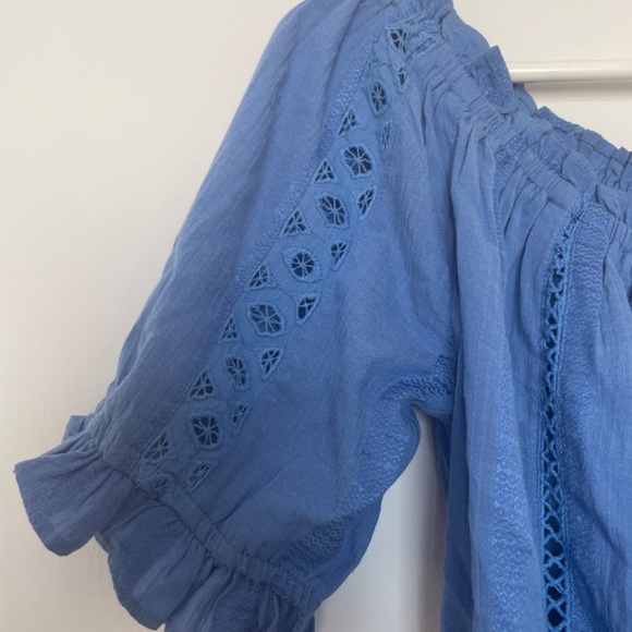 NWT Short Blue Top - S - Picture 2 of 4